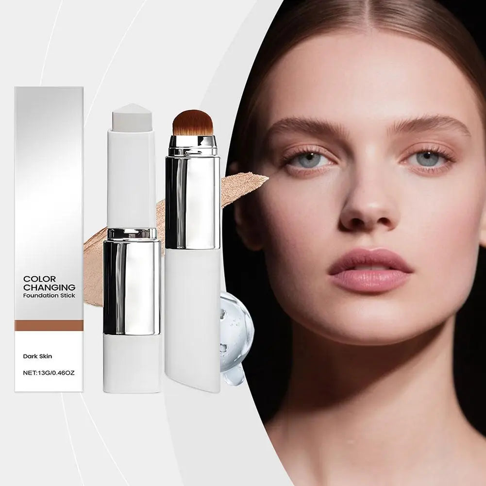 2-in-1 Color-Changing Foundation – Full Coverage & Long-Lasting