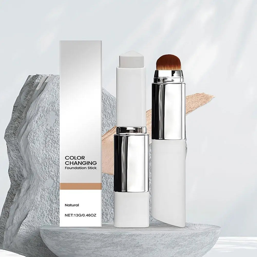 2-in-1 Color-Changing Foundation – Full Coverage & Long-Lasting