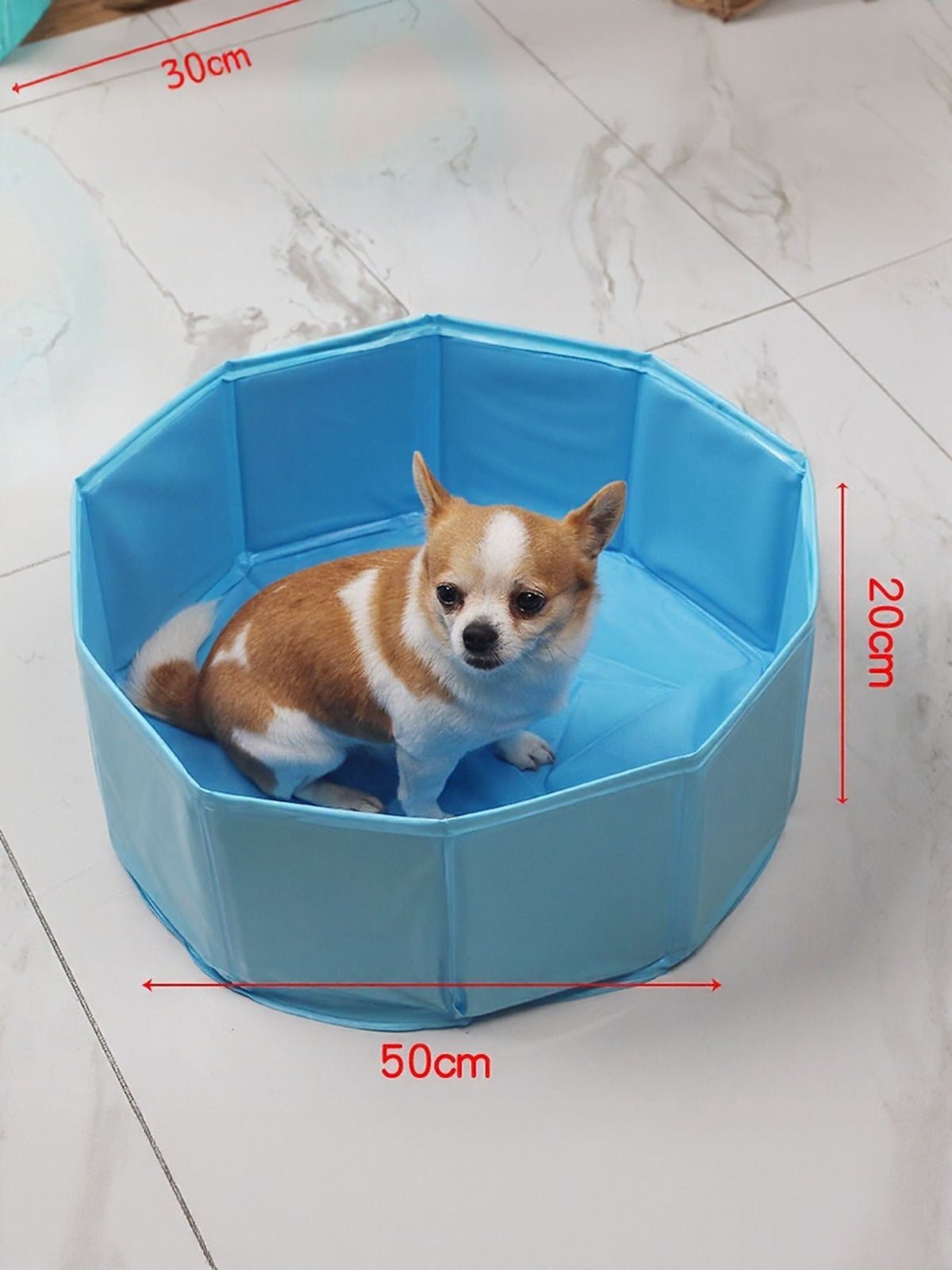 Bañera plegable para mascotas con desagüe lateral - Artículos HE