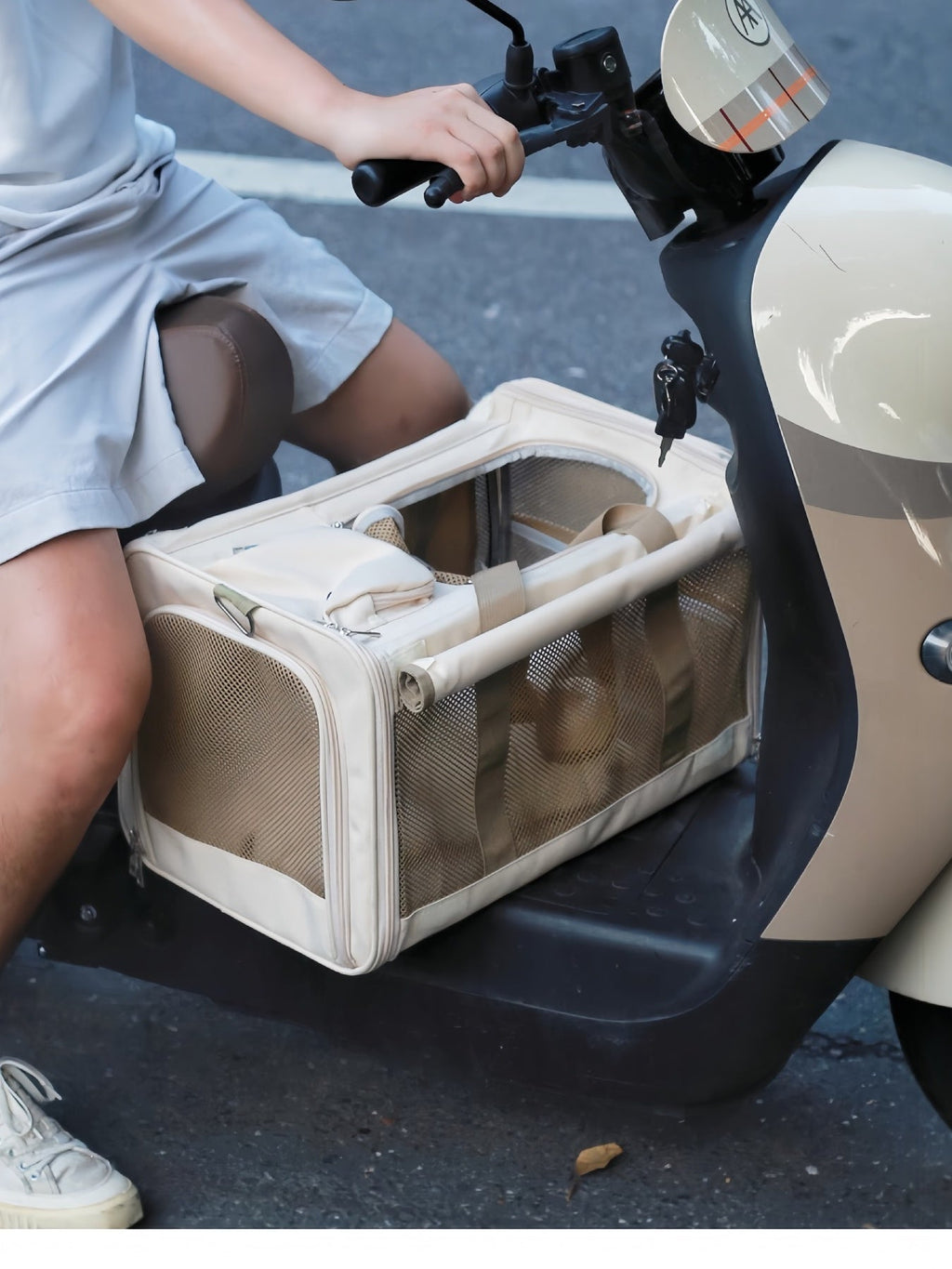 Bolsa transportín transpirable para mascotas (grande) - Artículos HE