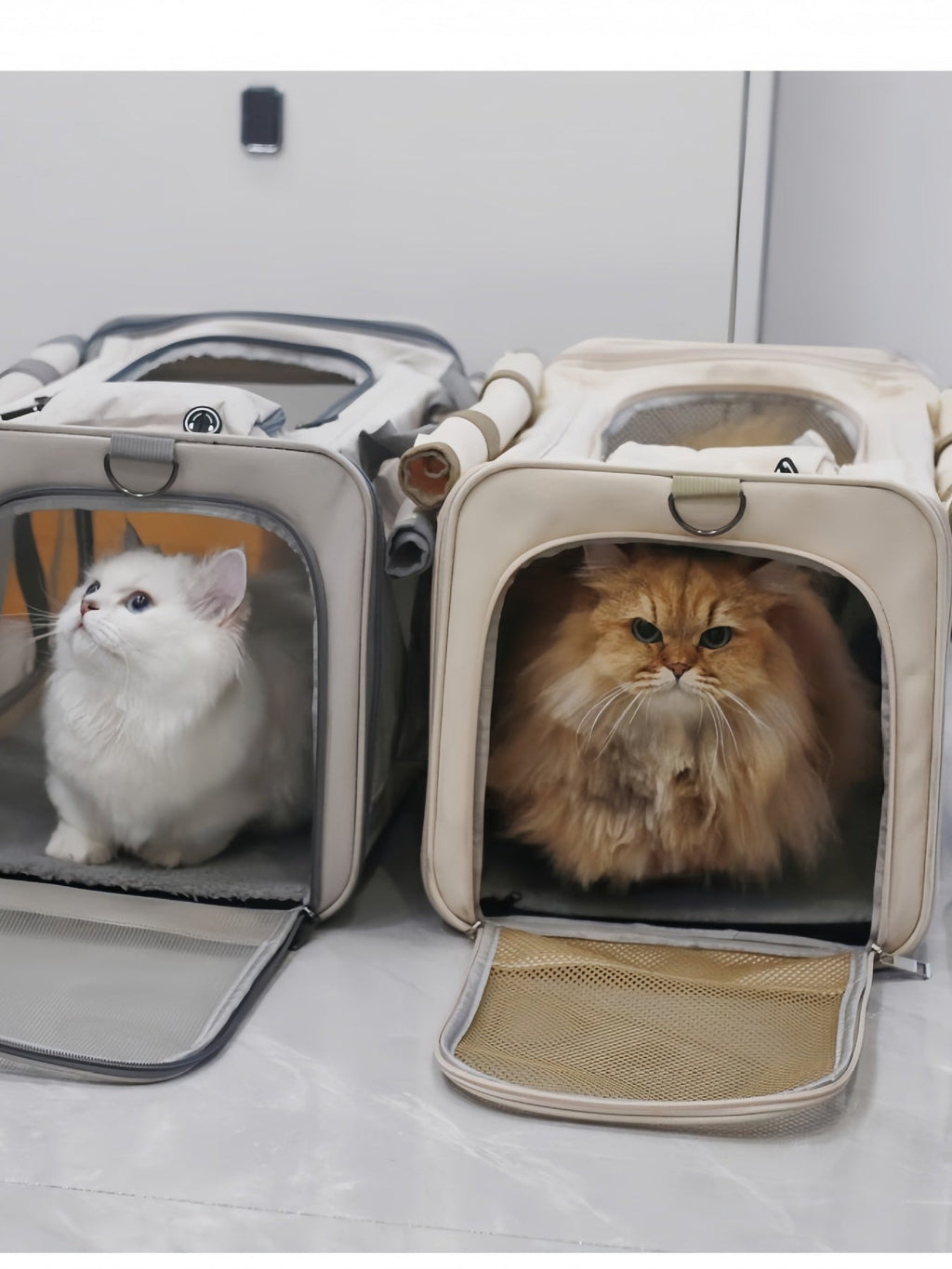 Bolsa transportín transpirable para mascotas (grande) - Artículos HE
