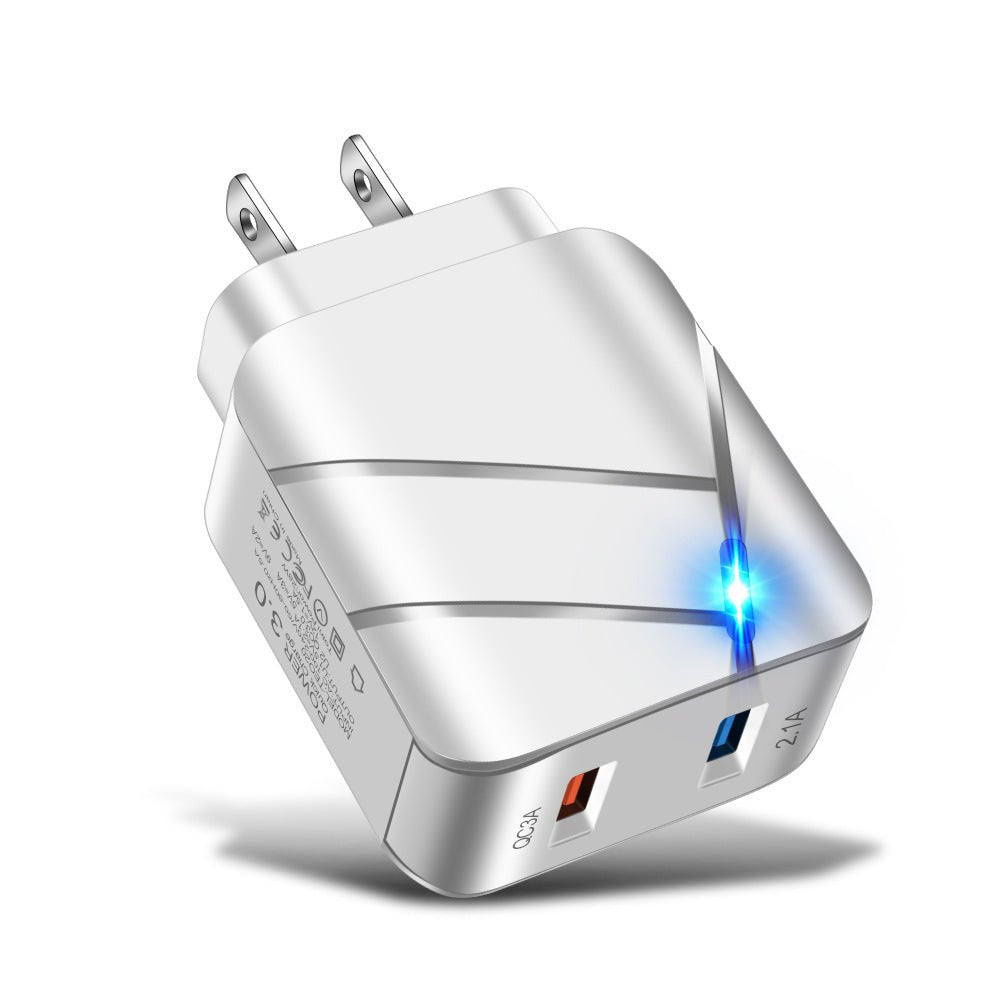 Dual USB QC3.0+2.1A Multi Port Mobile Phone Charger - Artículos HE
