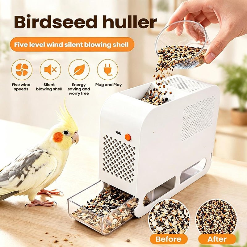 Electric Bird Seed Shell Remover – Adjustable Speed, Easy Clean Peeling Machine - Artículos HE