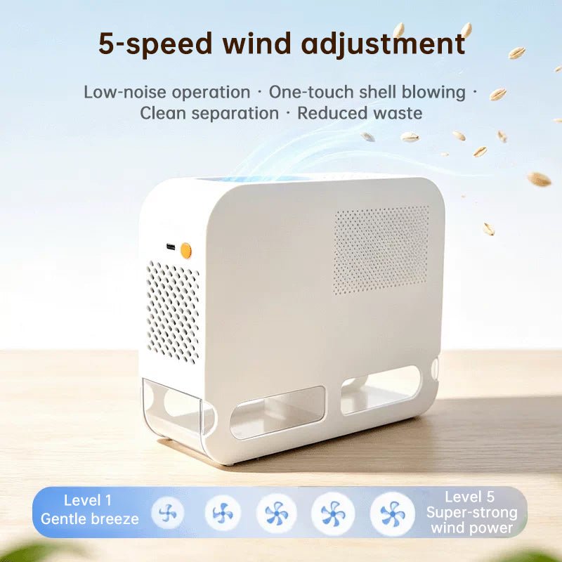 Electric Bird Seed Shell Remover – Adjustable Speed, Easy Clean Peeling Machine - Artículos HE
