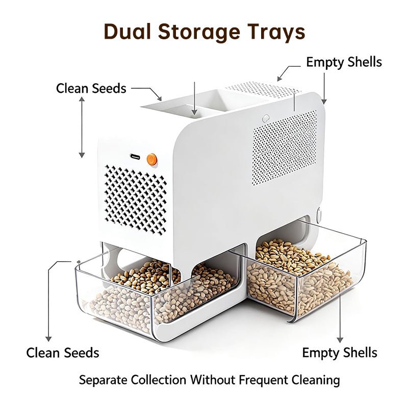 Electric Bird Seed Shell Remover – Adjustable Speed, Easy Clean Peeling Machine - Artículos HE