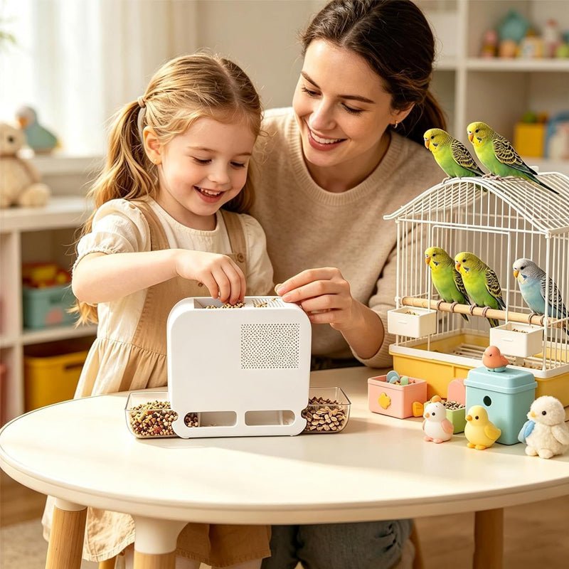 Electric Bird Seed Shell Remover – Adjustable Speed, Easy Clean Peeling Machine - Artículos HE