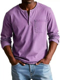 Full Size Button Detail Long Sleeve Top Plus Size - Artículos HE