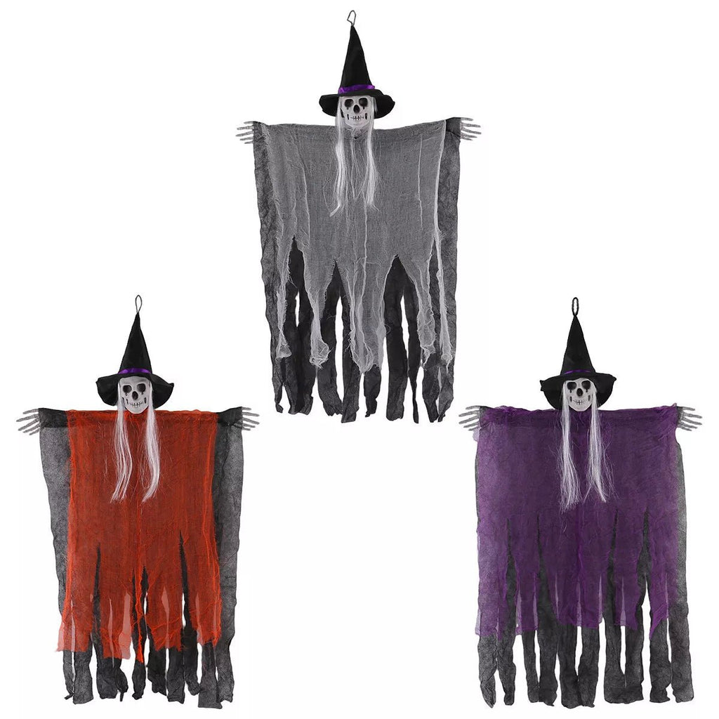 Halloween Skeleton Hanging Ghost Hanging Decorative Ornament - Artículos HE