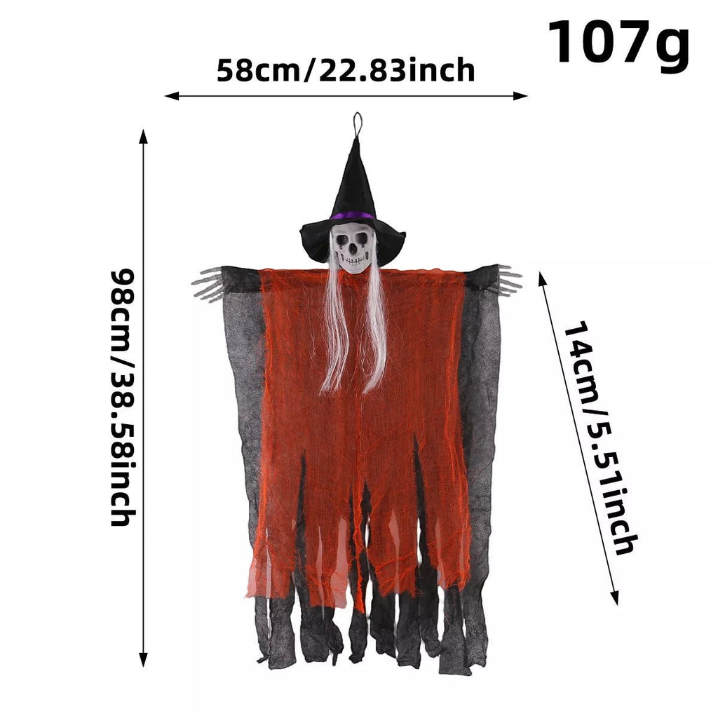Halloween Skeleton Hanging Ghost Hanging Decorative Ornament - Artículos HE