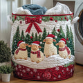 Hand-quilted laundry basket - Artículos HE