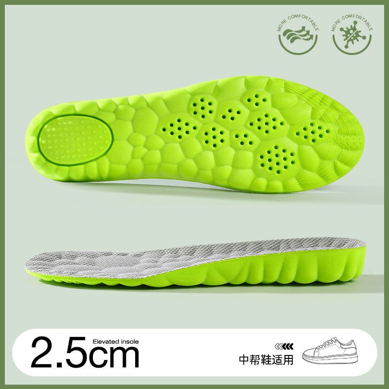 Heightening insole with antibacterial, deodorizing, breathable and sweat-absorbing properties - Artículos HE