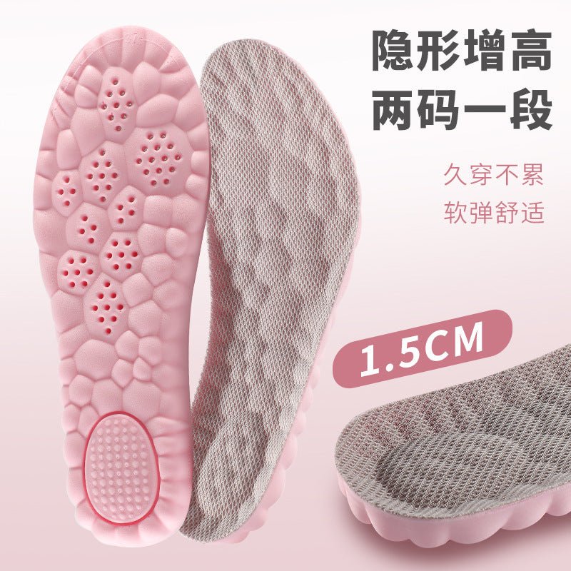 Heightening insole with antibacterial, deodorizing, breathable and sweat-absorbing properties - Artículos HE