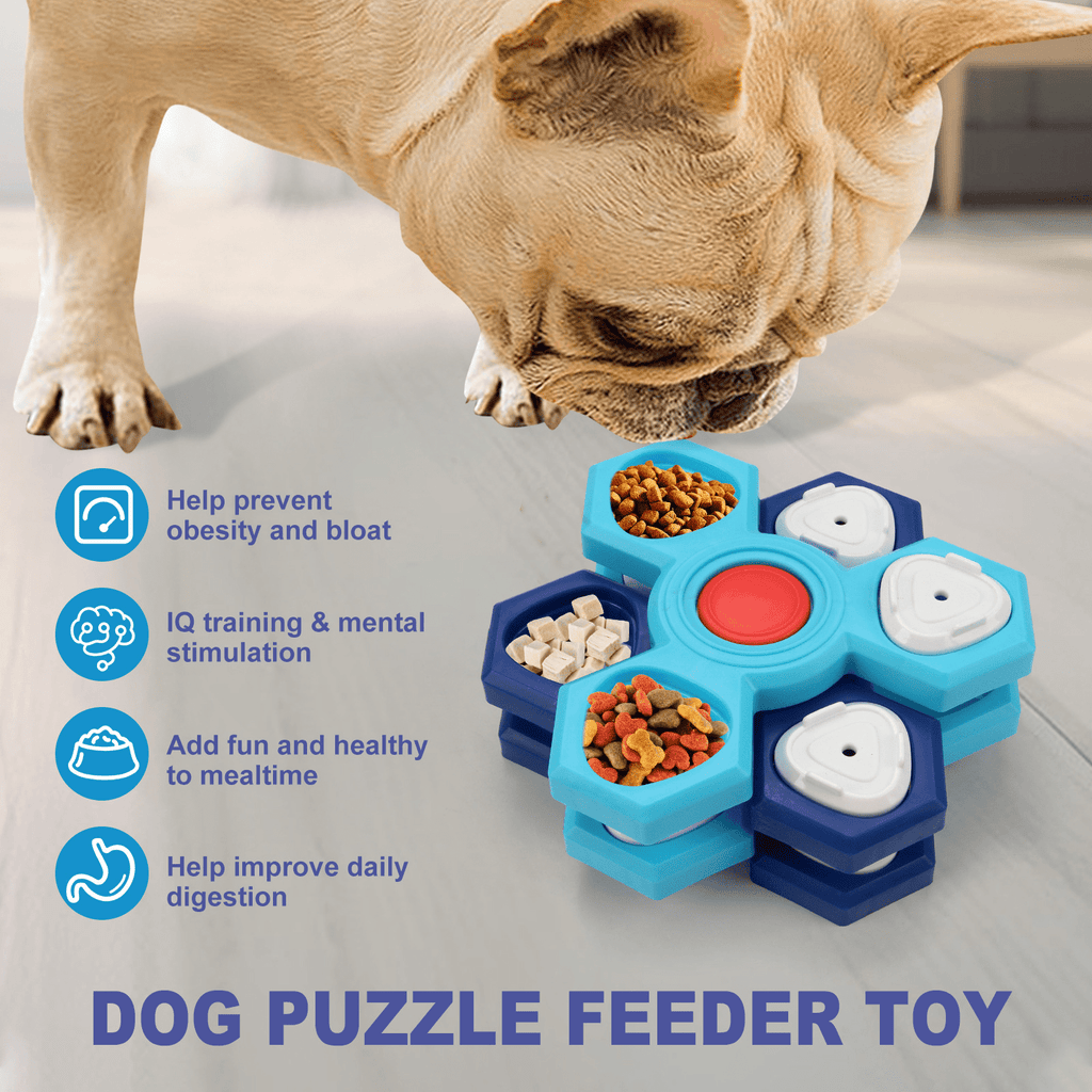 Interactive Dog Treat Puzzle Toy - Artículos HE