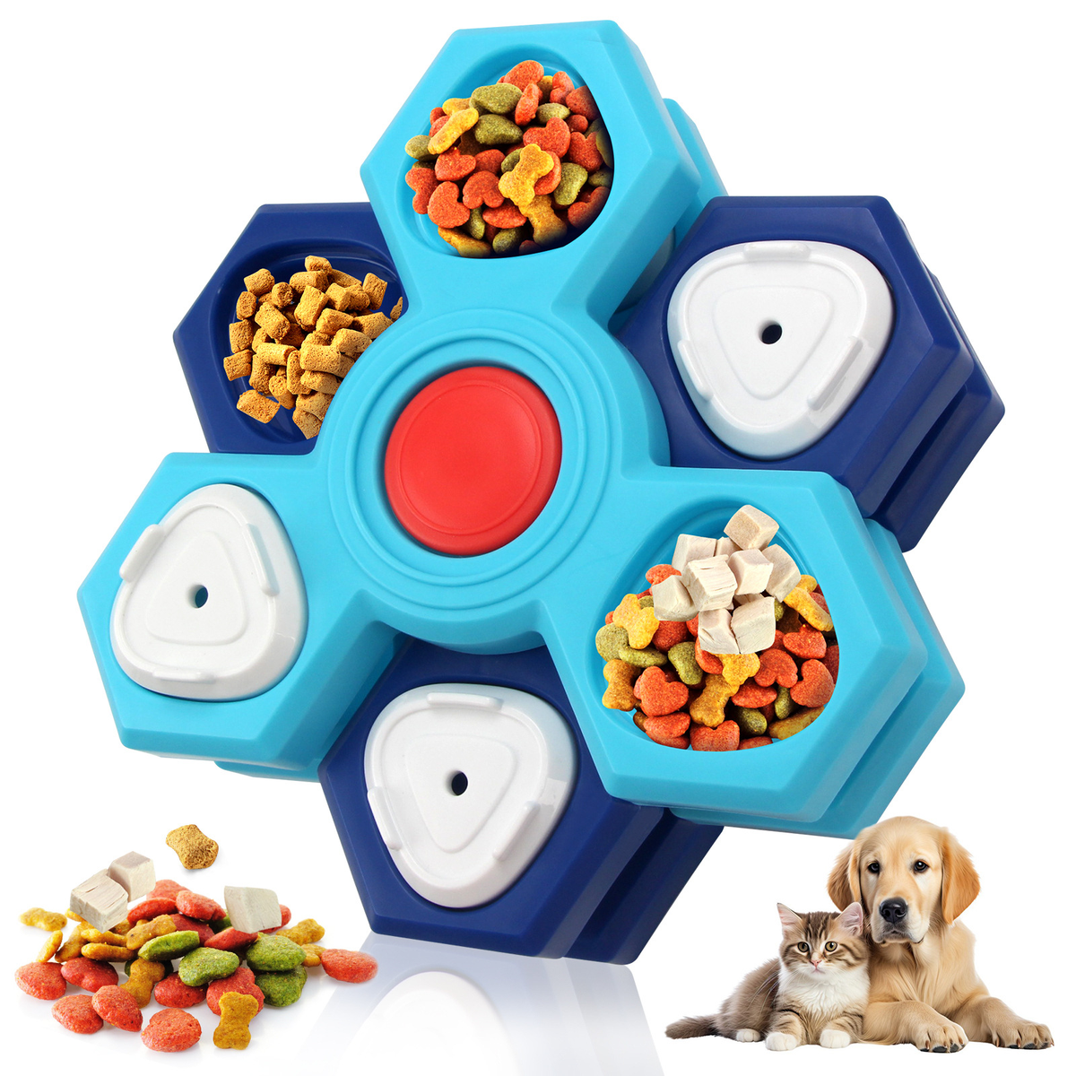 Interactive Dog Treat Puzzle Toy - Artículos HE