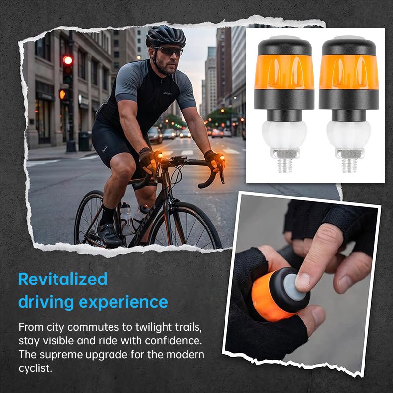 LED Scooter Turn Signal Lights, 2 Pack Waterproof Handlebar Indicators for Ninebot Max G30/ES Series - Artículos HE