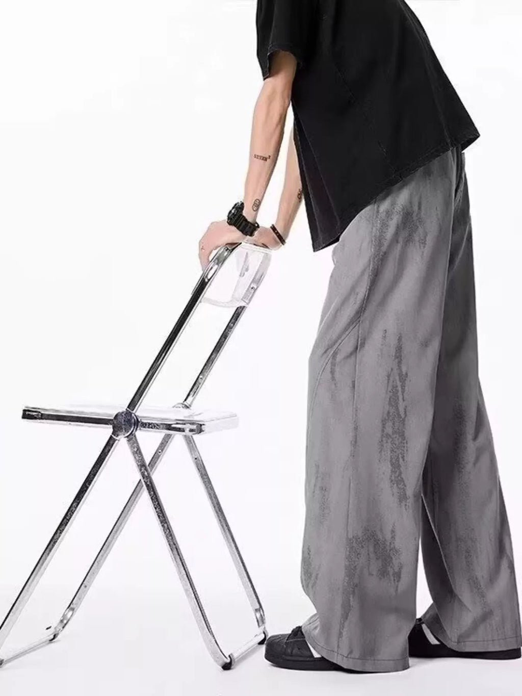 Men's Drawstring Wide-Leg Tie-Dye Casual Pants - Artículos HE