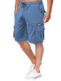 Men's Full Size Drawstring Cargo Shorts Plus Size - Artículos HE