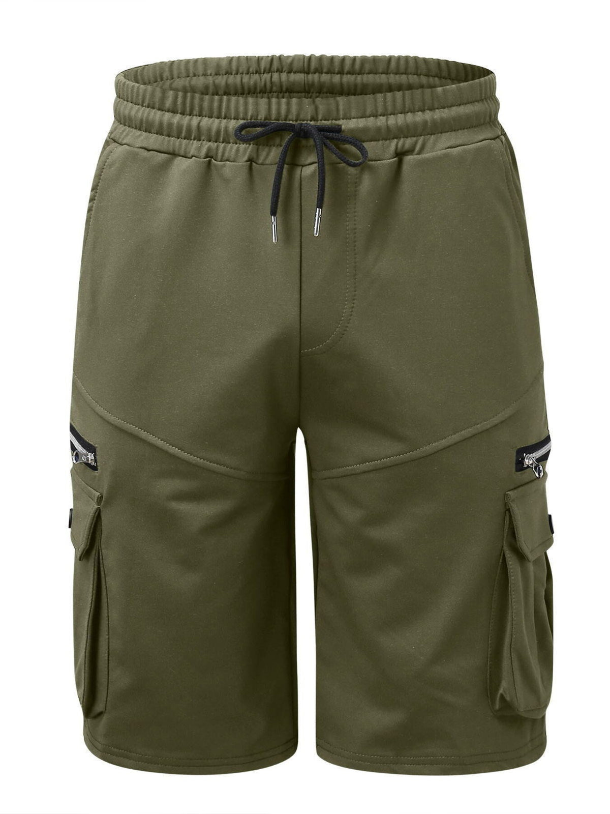 Men's Full Size Drawstring Cargo Shorts Plus Size - Artículos HE