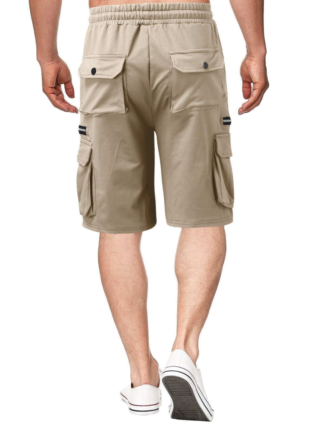 Men's Full Size Drawstring Cargo Shorts Plus Size - Artículos HE