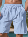 Men's Full Size Drawstring Shorts with Pockets Plus Size - Artículos HE