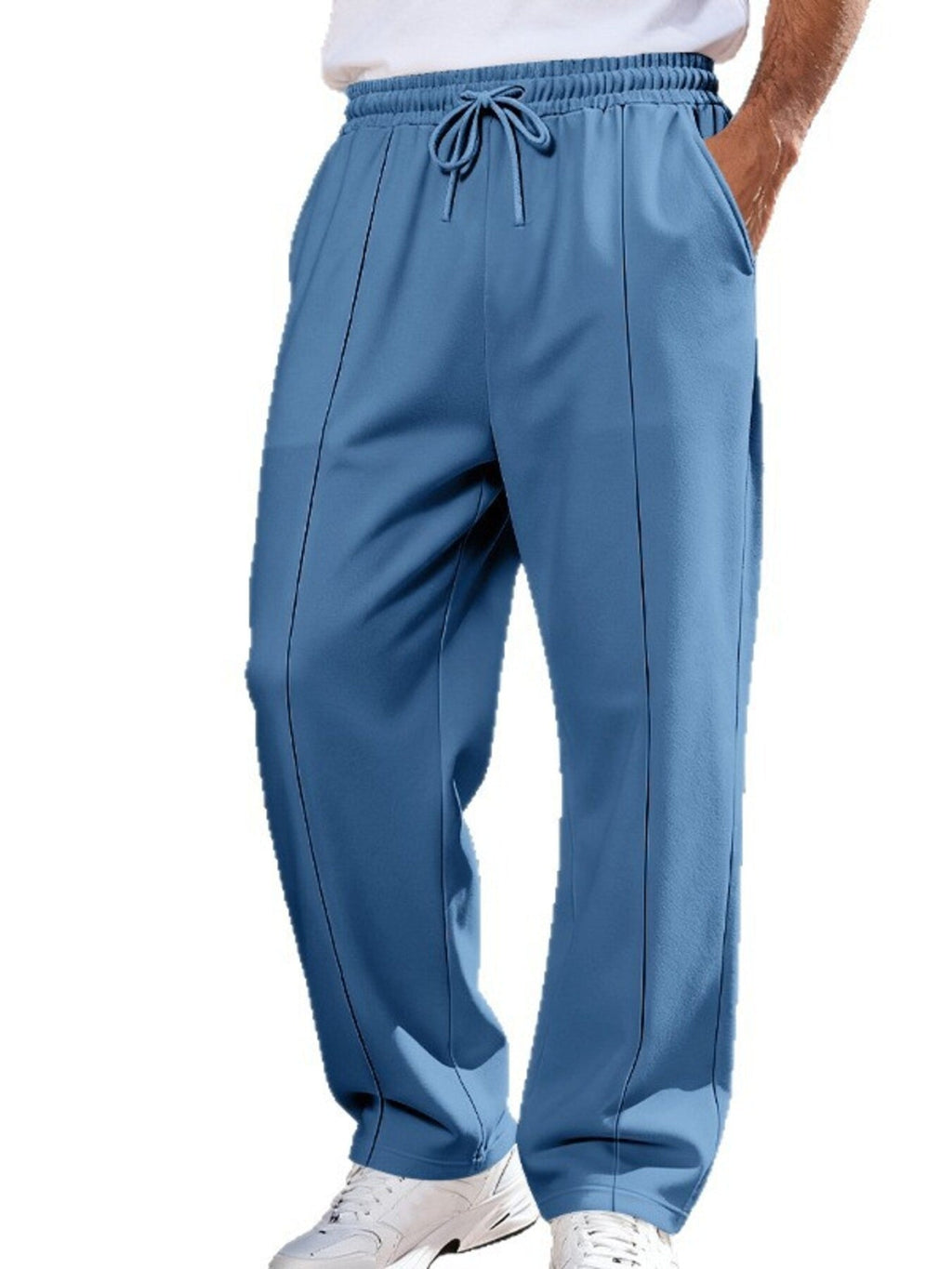 Men's Full Size Drawstring Wide Leg Pants Plus Size - Artículos HE