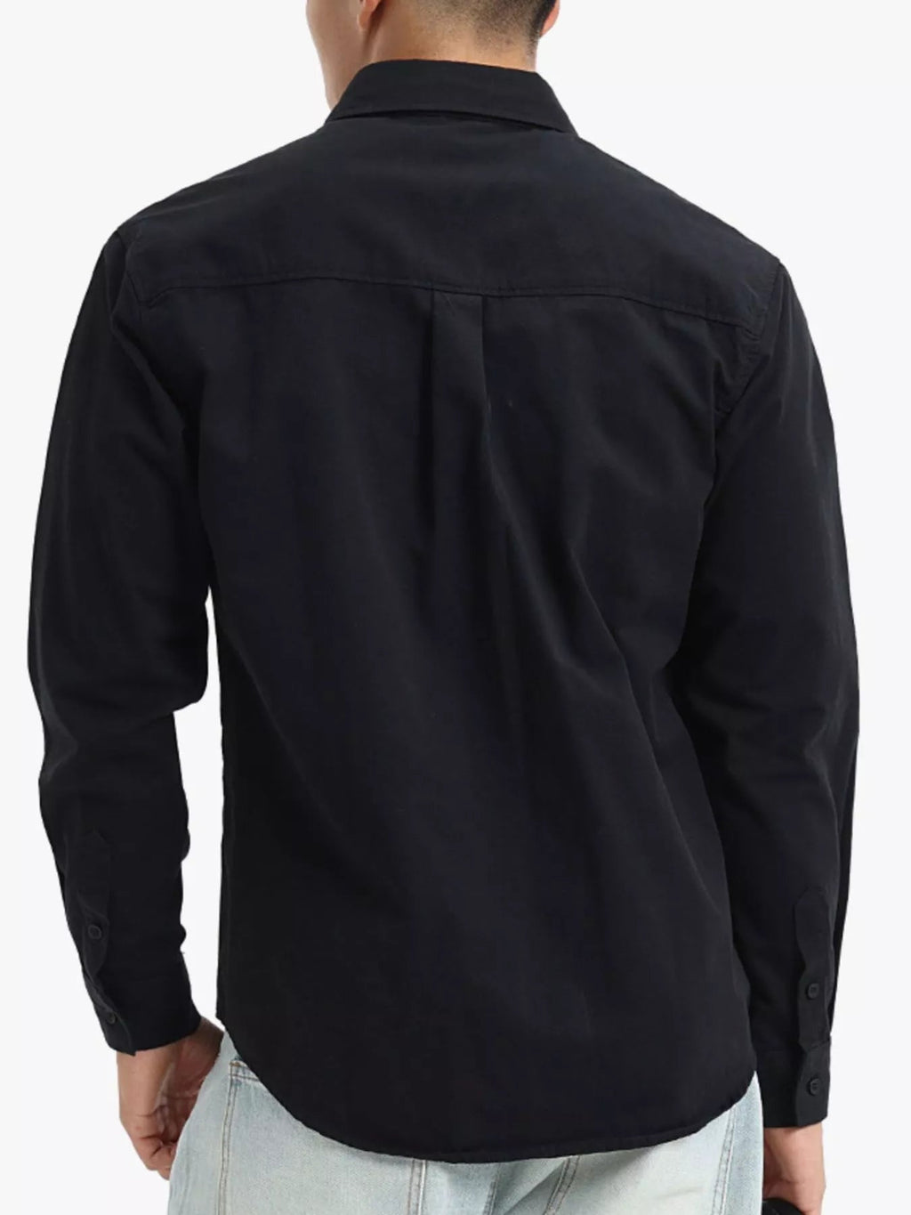 Men's Plus Size Long Sleeve Button-Down Shirt - Artículos HE