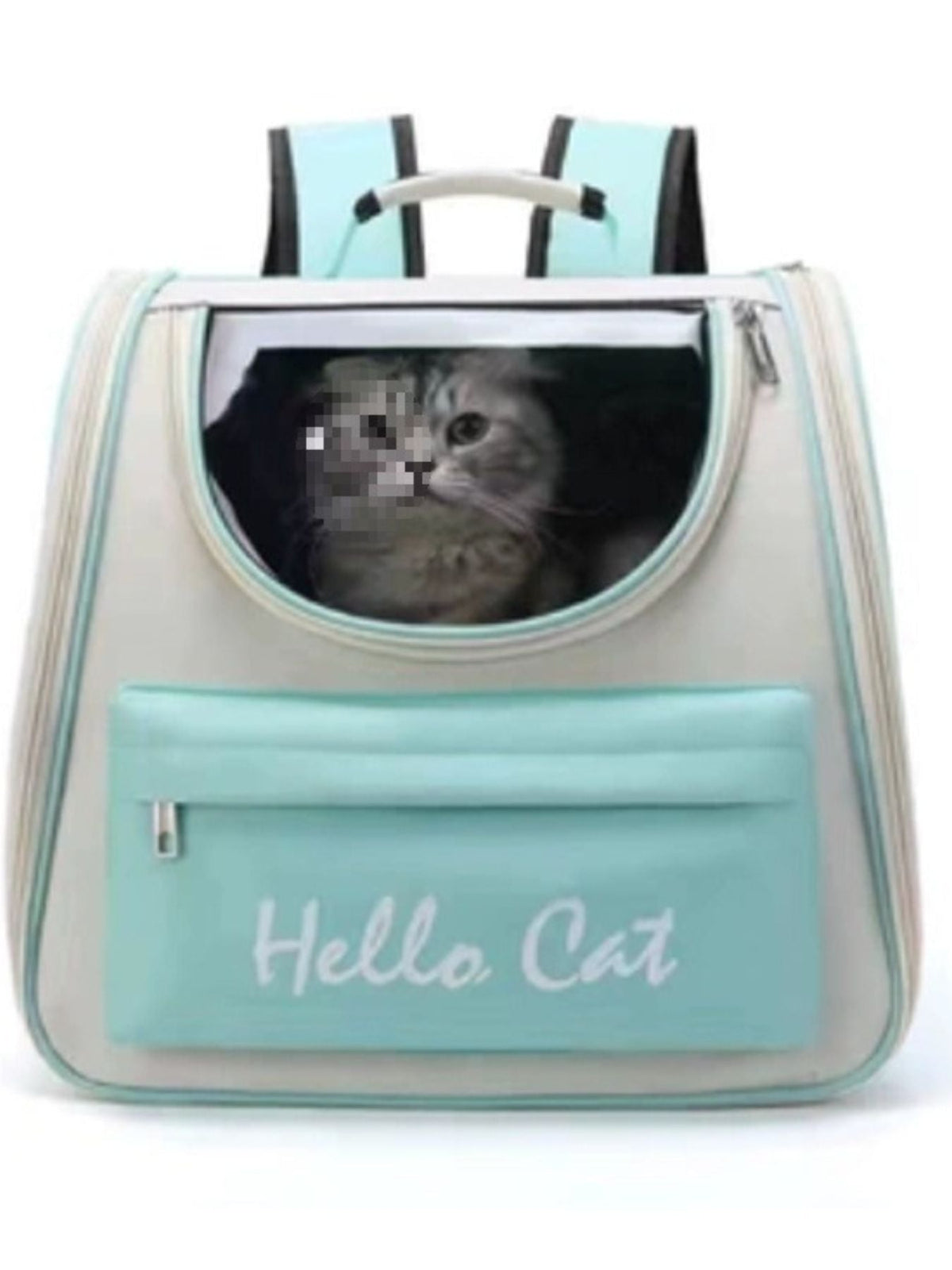 Mochila transportín transparente y transpirable para mascotas - Artículos HE