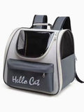 Mochila transportín transparente y transpirable para mascotas - Artículos HE