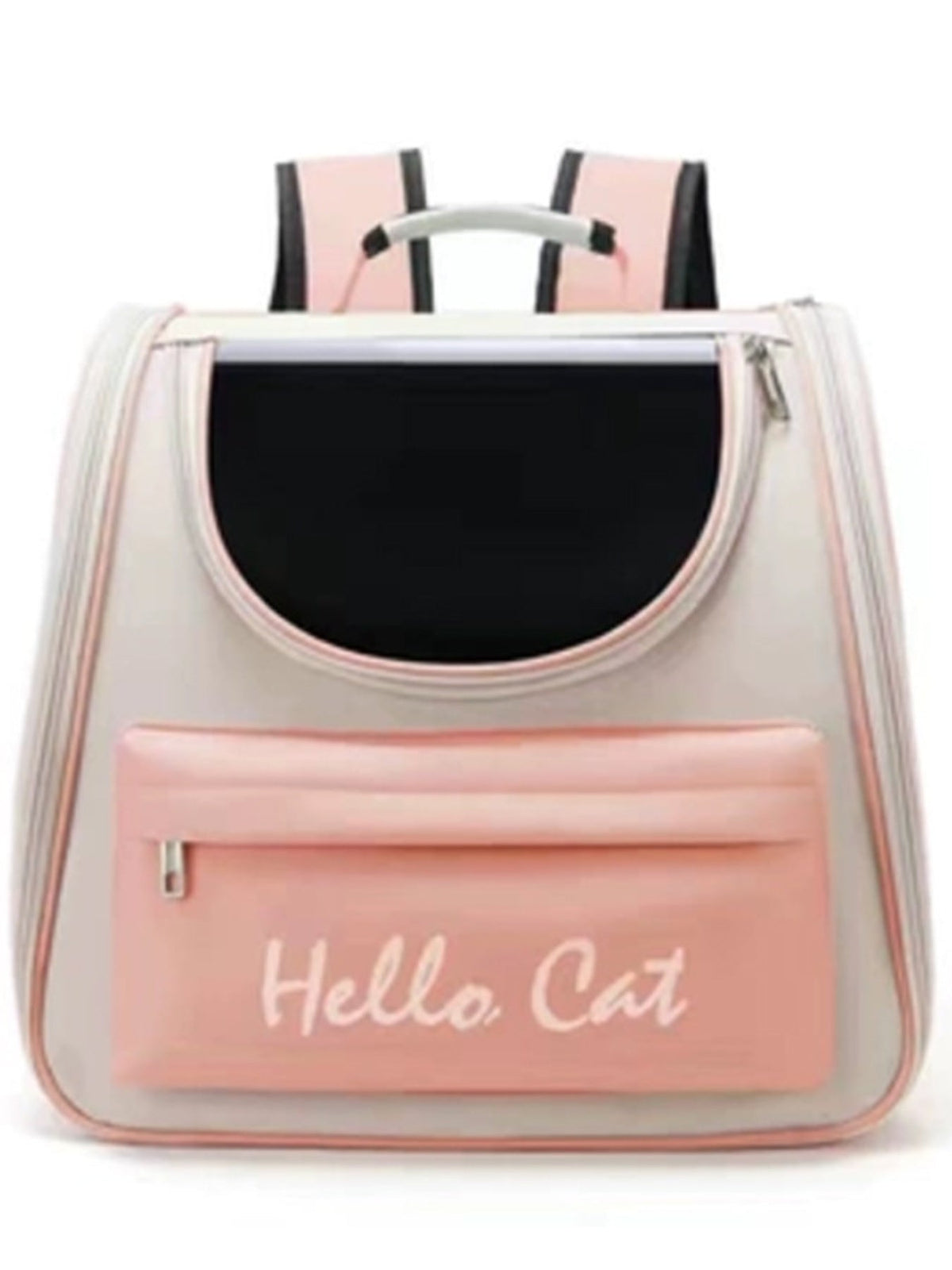 Mochila transportín transparente y transpirable para mascotas - Artículos HE