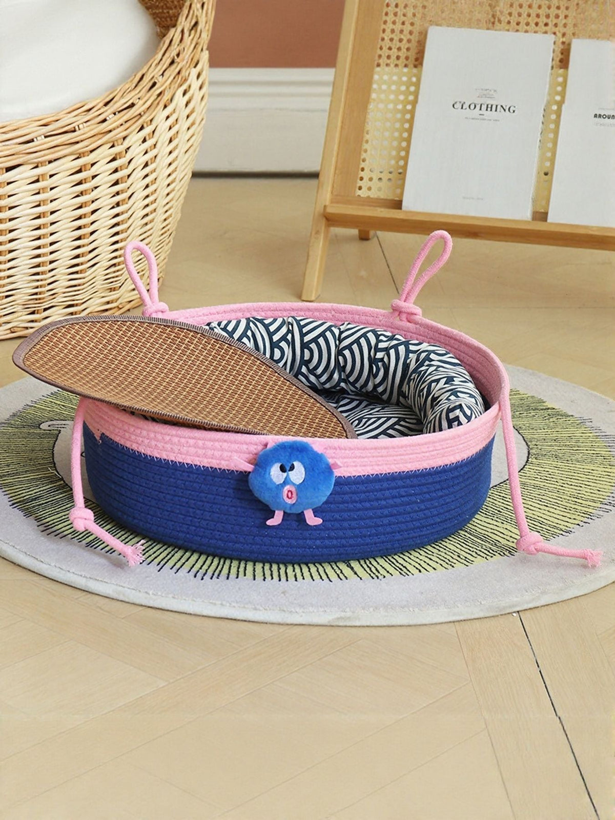 Nido tejido bicolor para mascotas - Artículos HE