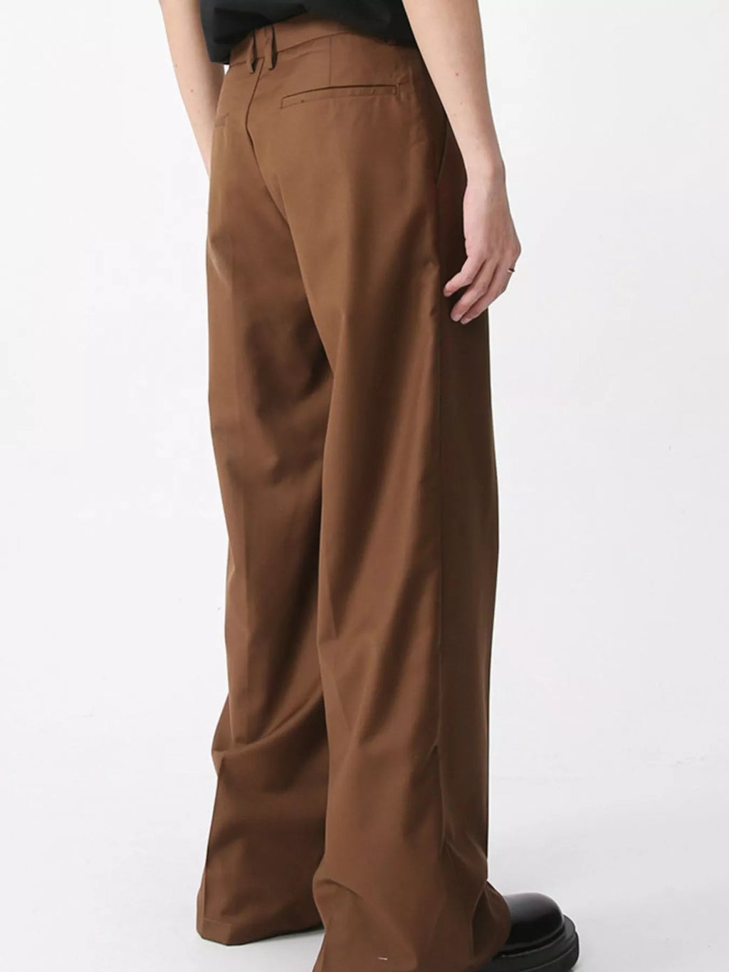 Pantalón de pernera ancha de cintura alta para hombre - Artículos HE