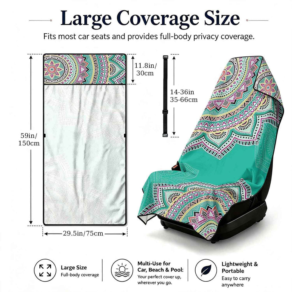Printed Towel Car Seat Cover - Artículos HE