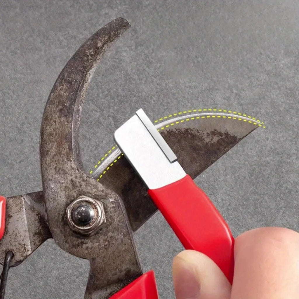 Professional Metal Knife Sharpener Scissors Sharpener Handheld Grindstone For All Blades Kitchen Knife Scissor Garden Shear Tool - Artículos HE