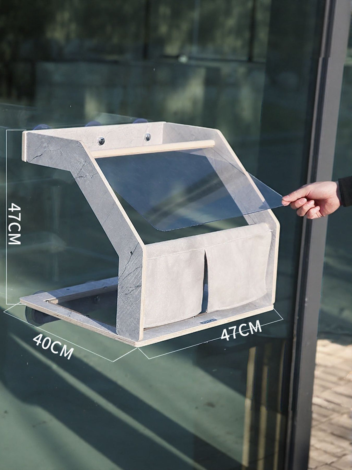Rascador para gatos con ventosa para ventana - Artículos HE