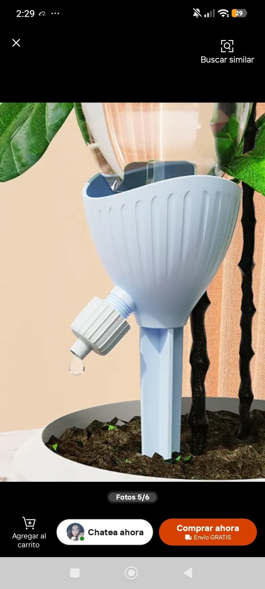 Riego Automático por Goteo para Macetas – Set de 2 o 4 Unidades con Pieza Cerámica - Artículos HE