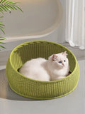 Round Woven Rattan Pet Nest - Artículos HE