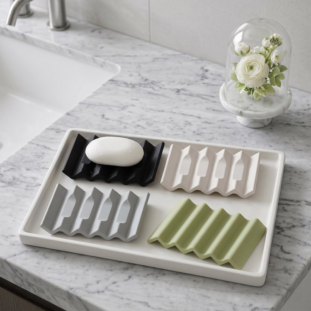 Silicone Draining Soap Dish - Artículos HE