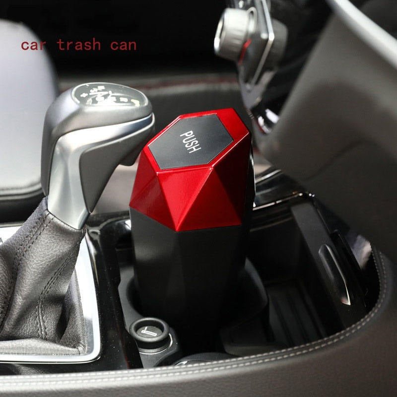 Simple car trash can car door storage box creative desktop storage tube cup holder classification trash can mini - Artículos HE