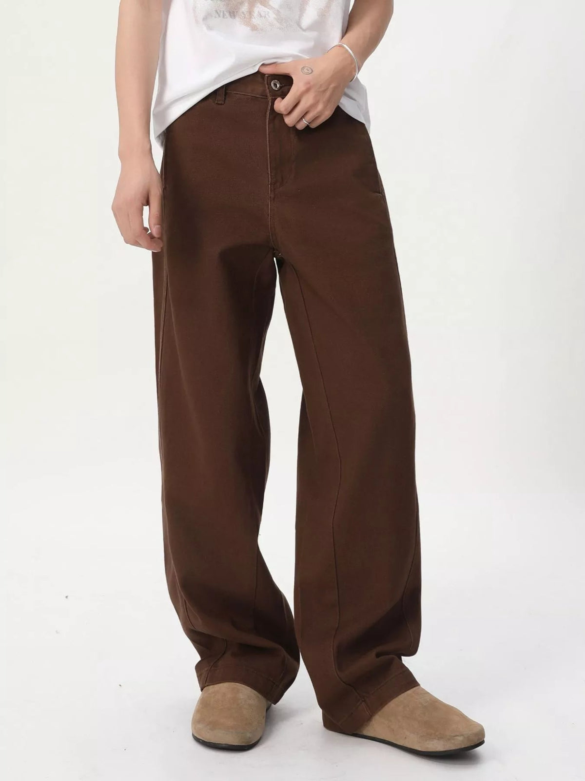 Vaqueros vintage de pernera ancha para hombre - Artículos HE