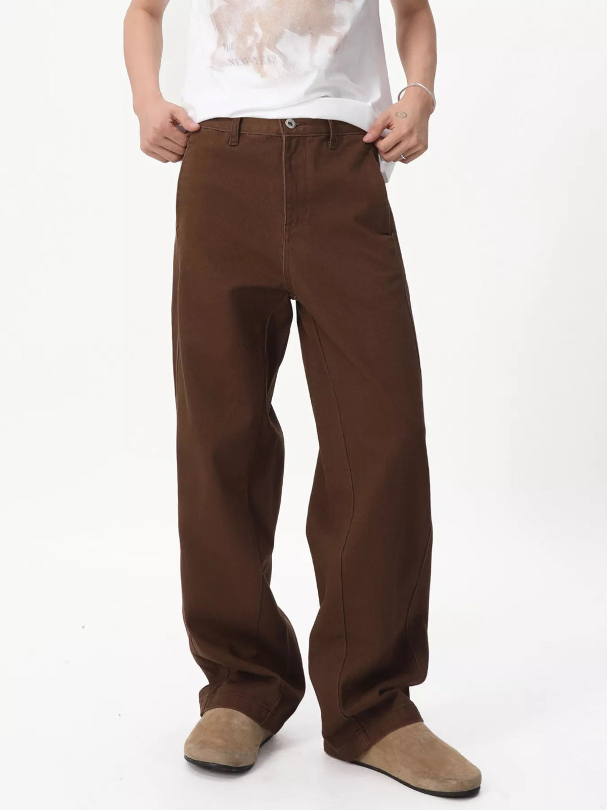 Vaqueros vintage de pernera ancha para hombre - Artículos HE