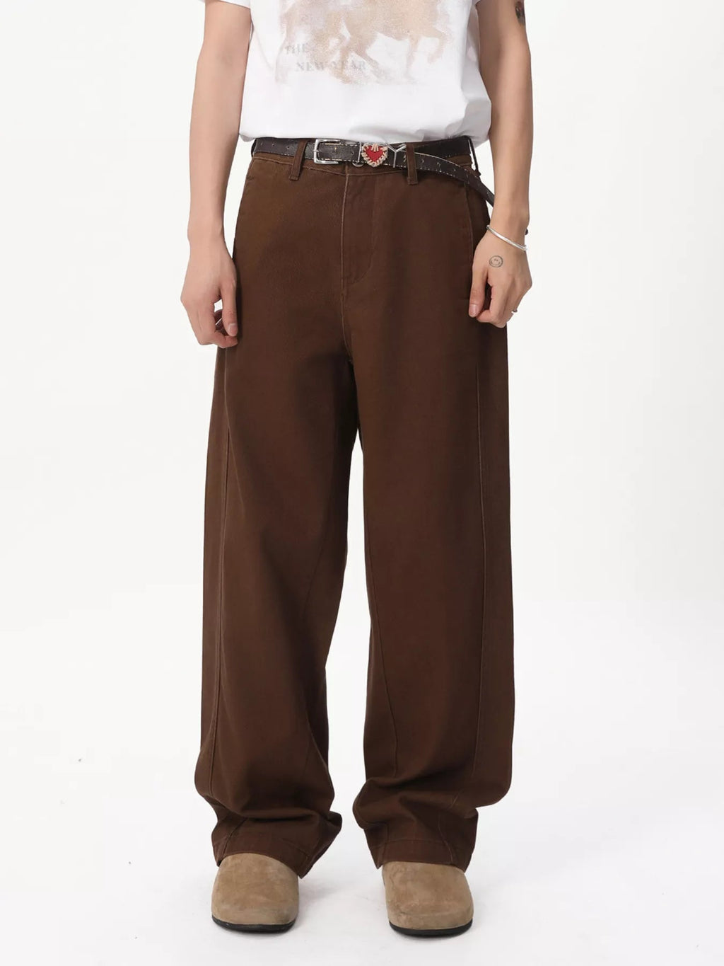 Vaqueros vintage de pernera ancha para hombre - Artículos HE