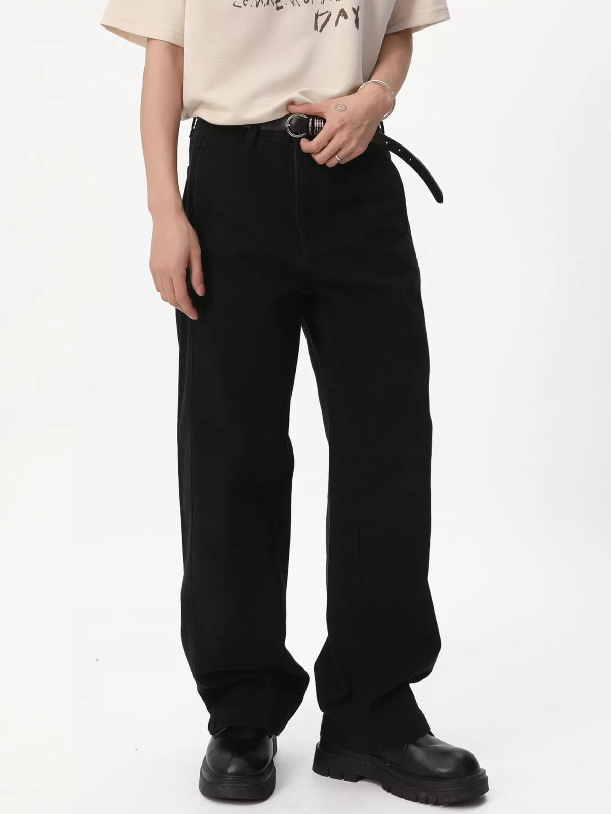 Vaqueros vintage de pernera ancha para hombre - Artículos HE