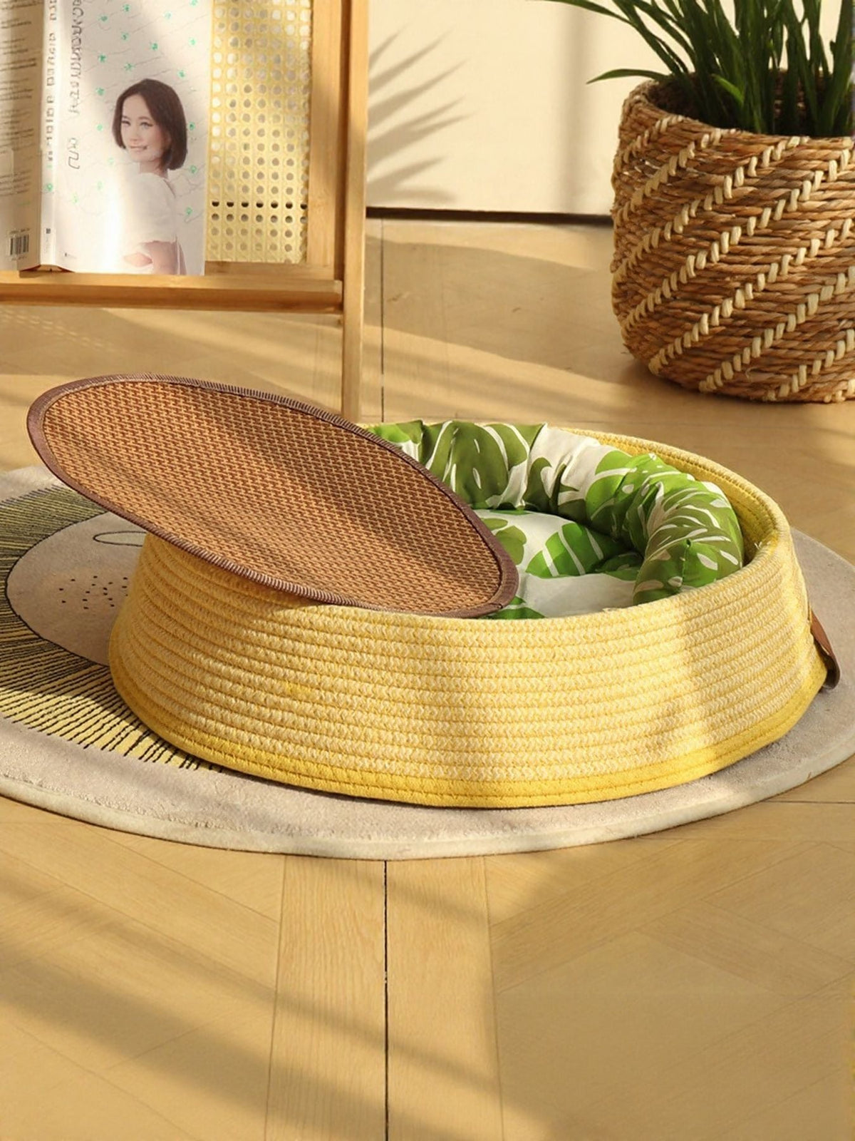 Woven Rattan Pet Nest - Artículos HE